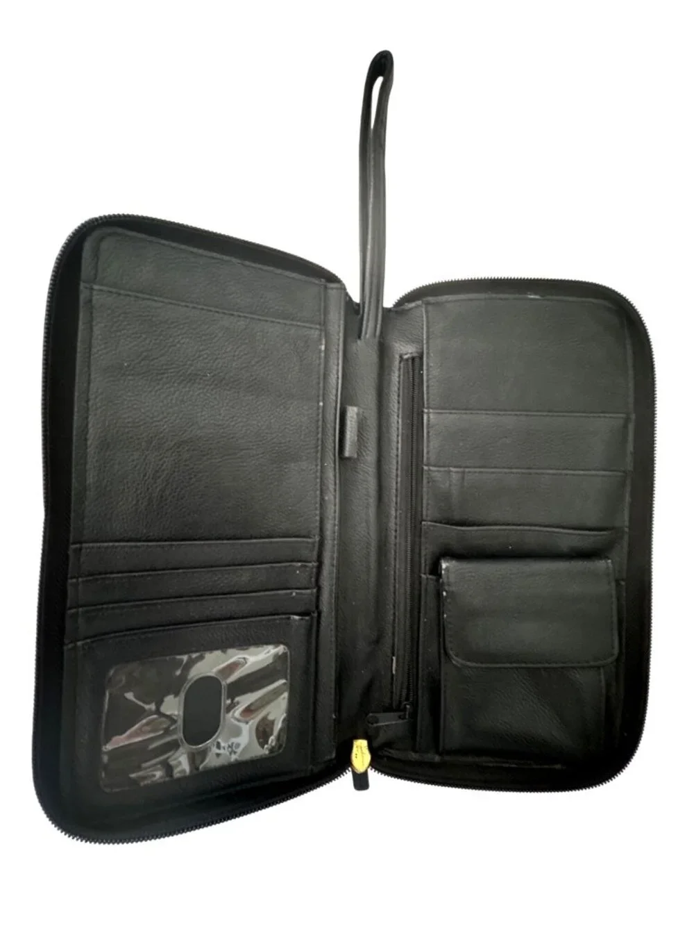 Buxton Black & White Zebra Print Passport Wallet With Multiple Compartments